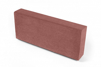 Нобетек Бортовой камень тротуарный 100.20.8 Красный