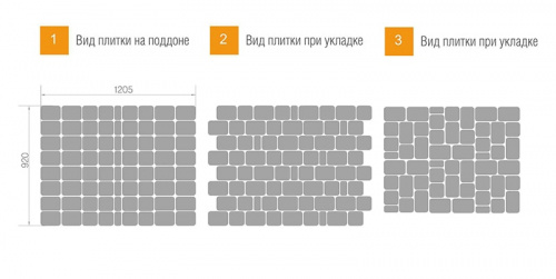 Тротуарная плитка Браер Классико Грифельный